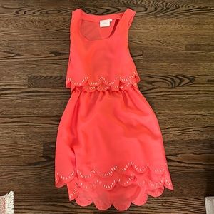 Coral Mini dress
